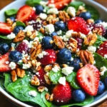 15-Minute Strawberry Spinach Salad