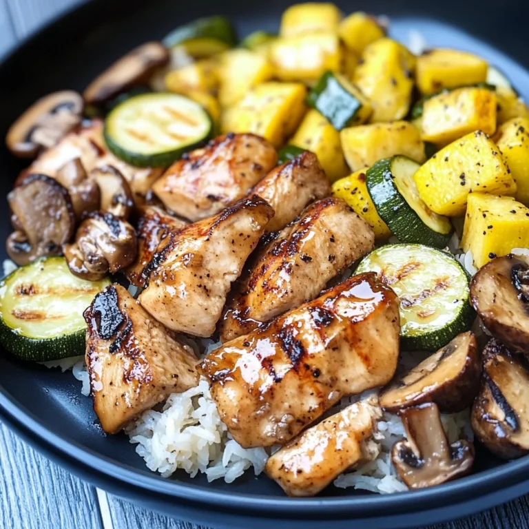 Air Fryer Hibachi Chicken & Vegetables