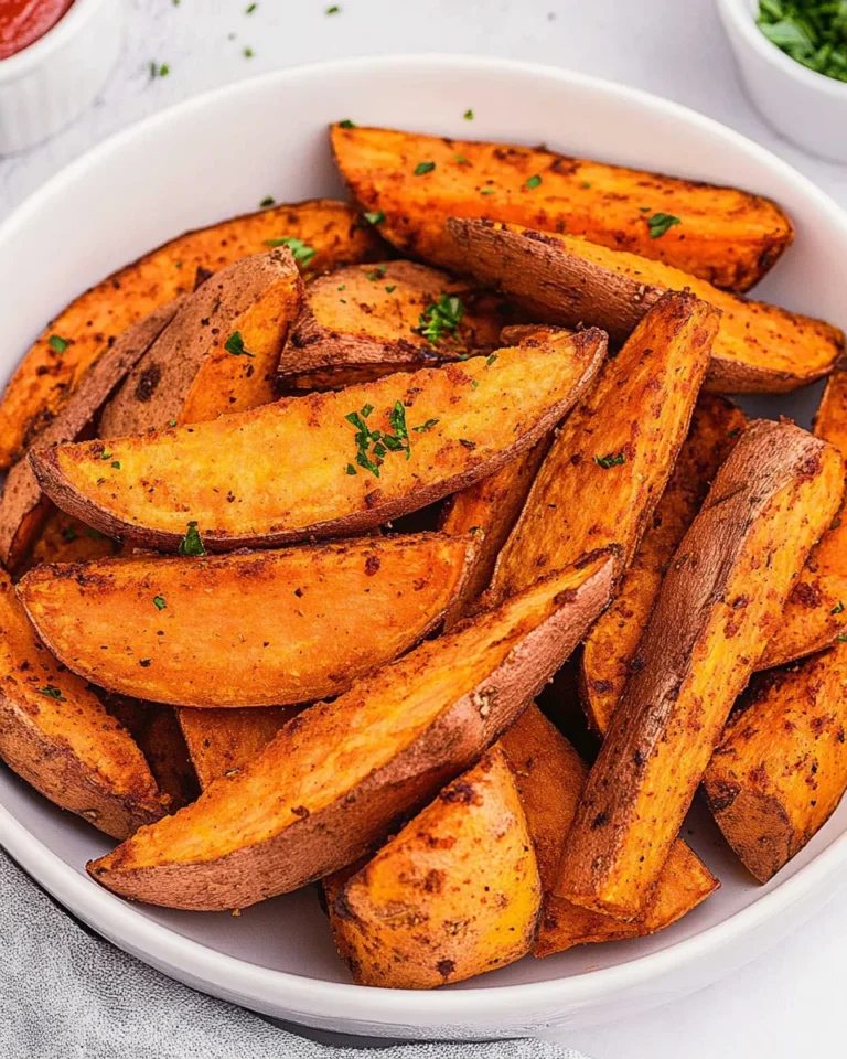 Air Fryer Sweet Potato Wedges