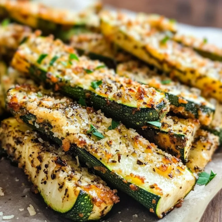 Baked Parmesan Zucchini Fries
