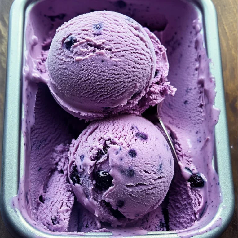 Blueberry Ice Cream