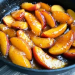 Caramelized Skillet Peaches