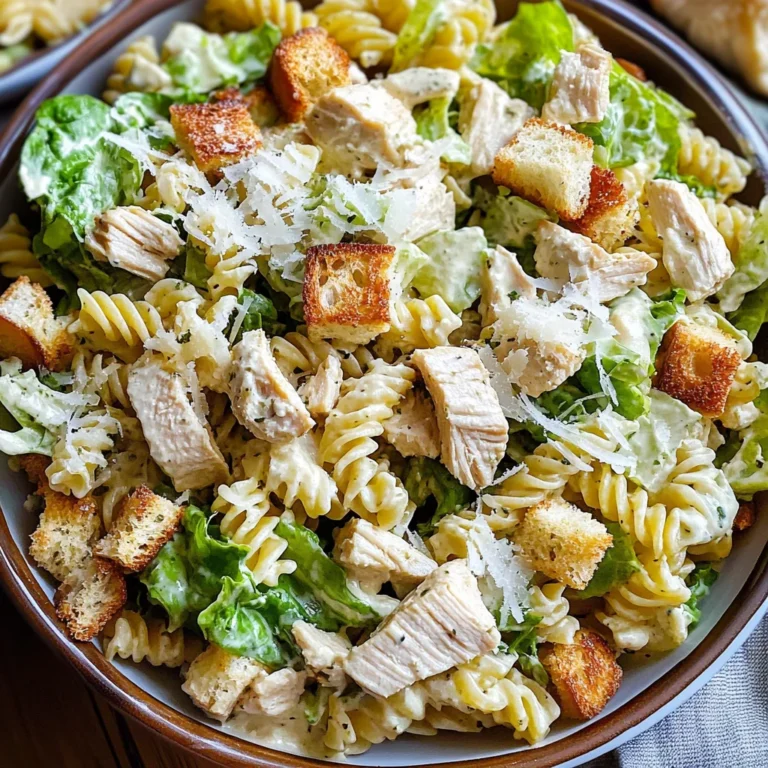 Chicken Caesar Pasta Salad