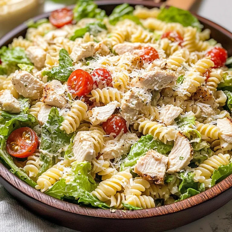 Chicken Caesar Pasta Salad