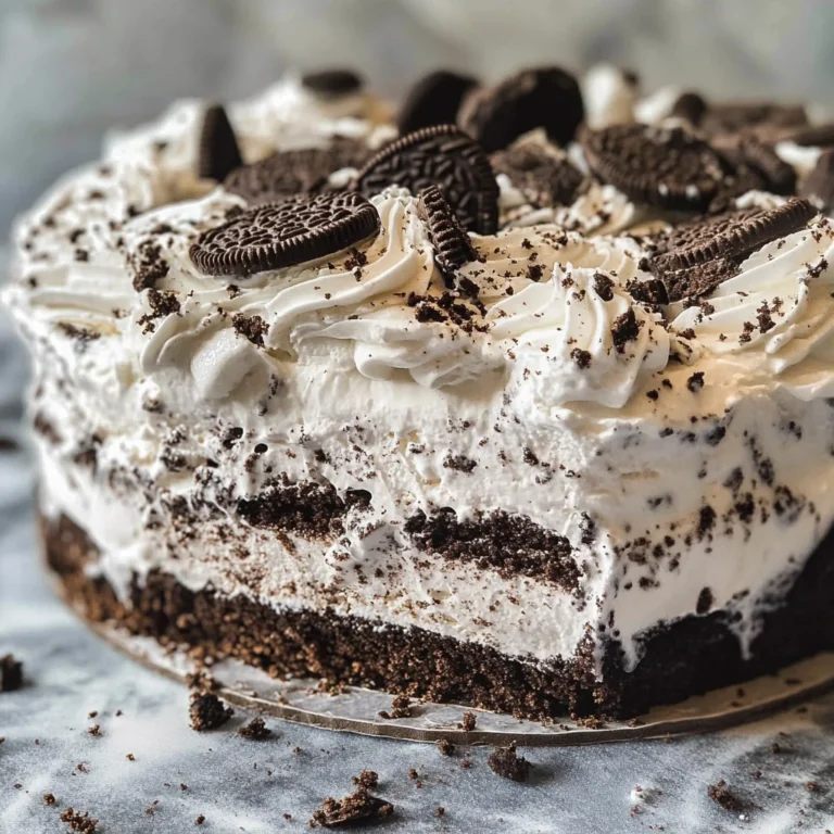 Cookies and Cream Ice Cream Cake