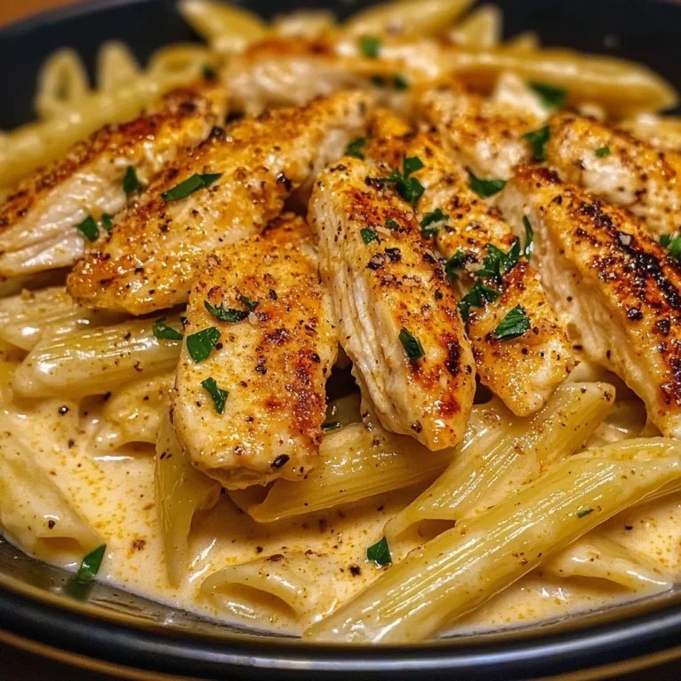 Creamy Cajun Chicken Pasta With Garlic Butter Parmesan Sauce