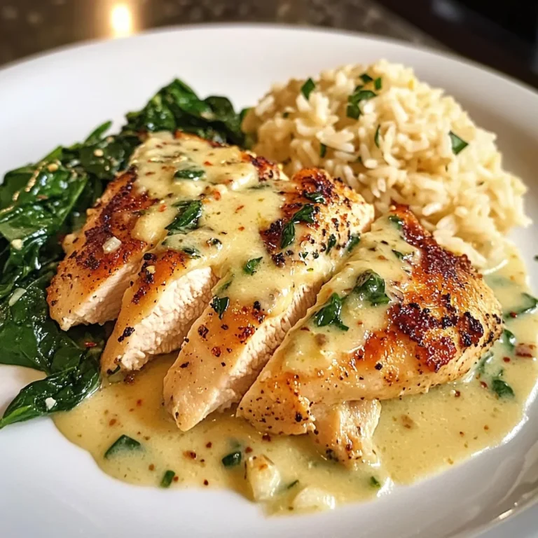 Creamy Garlic Chicken With Parmesan Rice