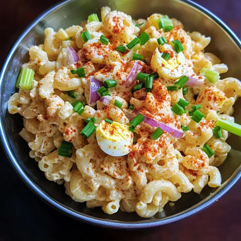Deviled Egg Pasta Salad
