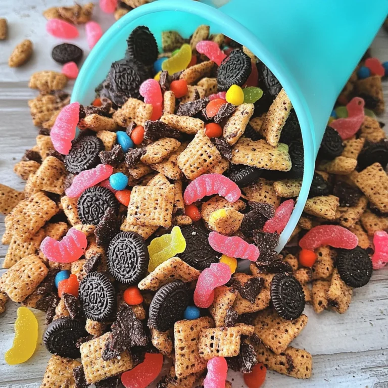 Dirt and Worms Chex Mix