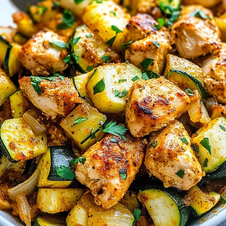 Easy Baked Chicken and Zucchini Recipe