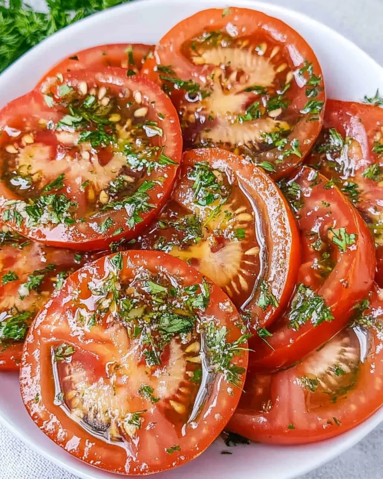 Easy Marinated Tomatoes