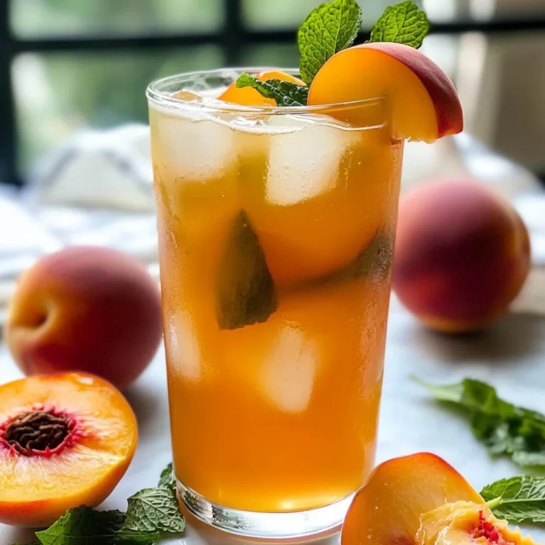 Easy Peach Tea Recipe!