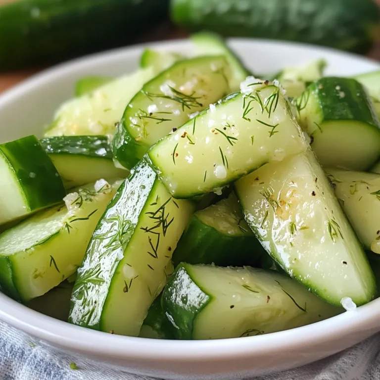 Garlic Dill Cucumbers