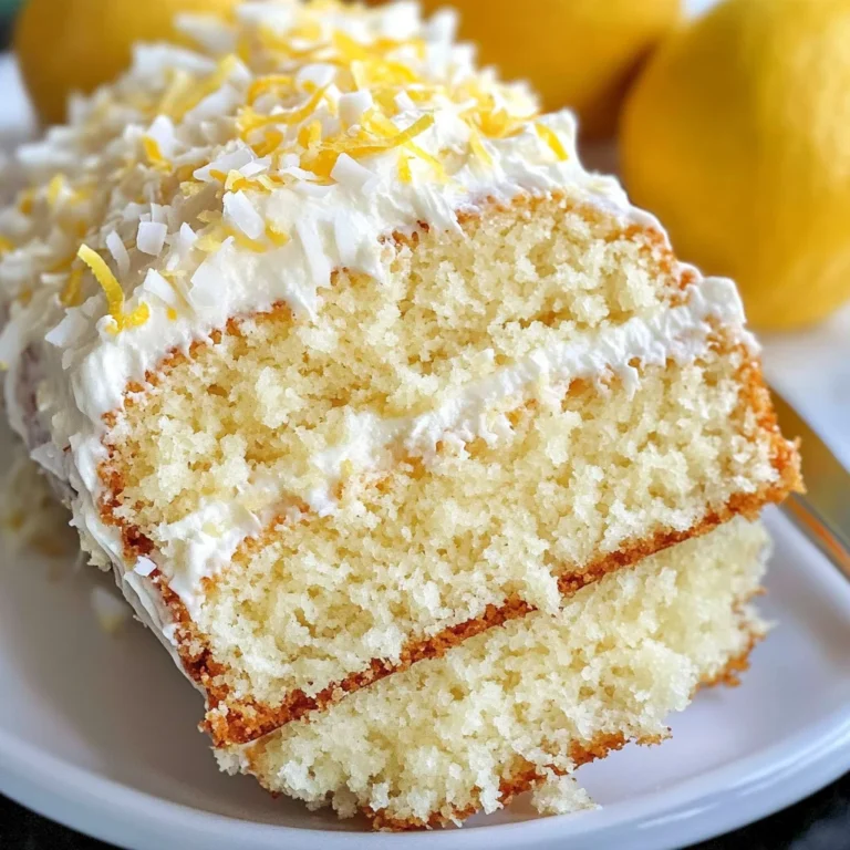 Lemon Coconut Cake