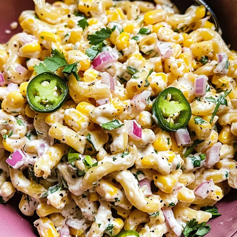 Mexican Street Corn Pasta Salad Recipe