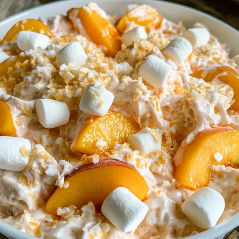 Millionaire Peach Salad Recipe