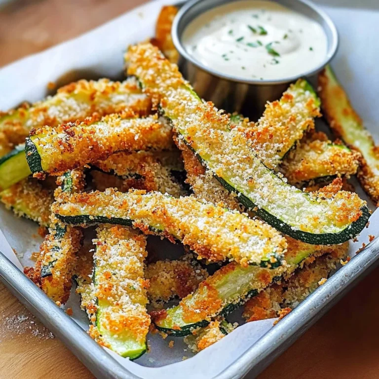 Parmesan Zucchini Fries