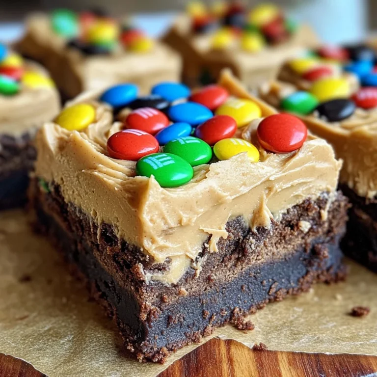 Peanut Butter Whip Brownies
