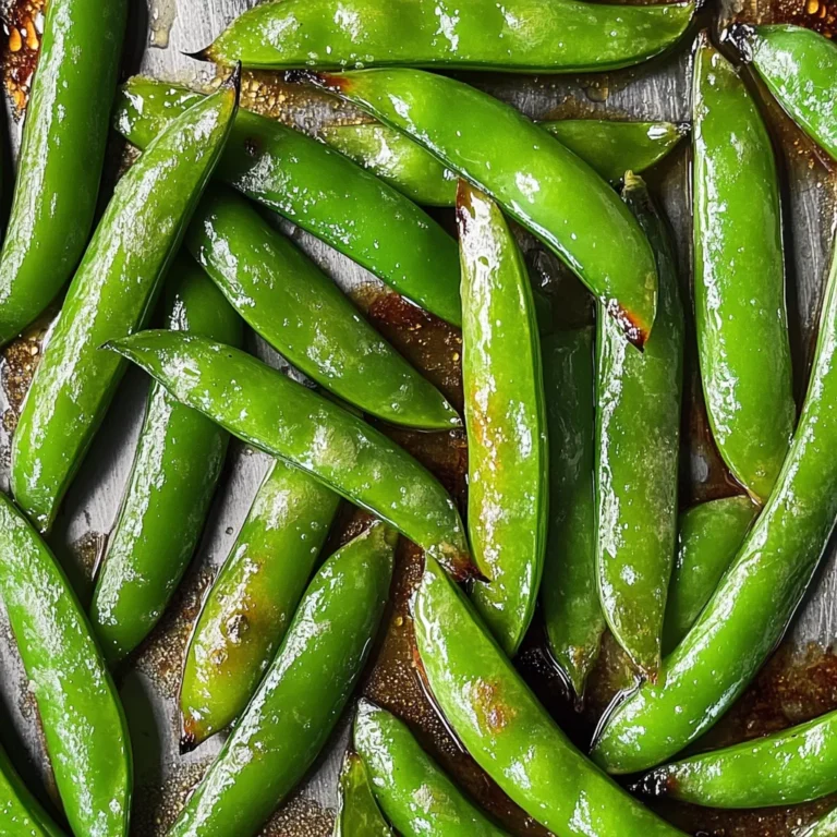 Roasted Sugar Snap Peas (so irresistible!)