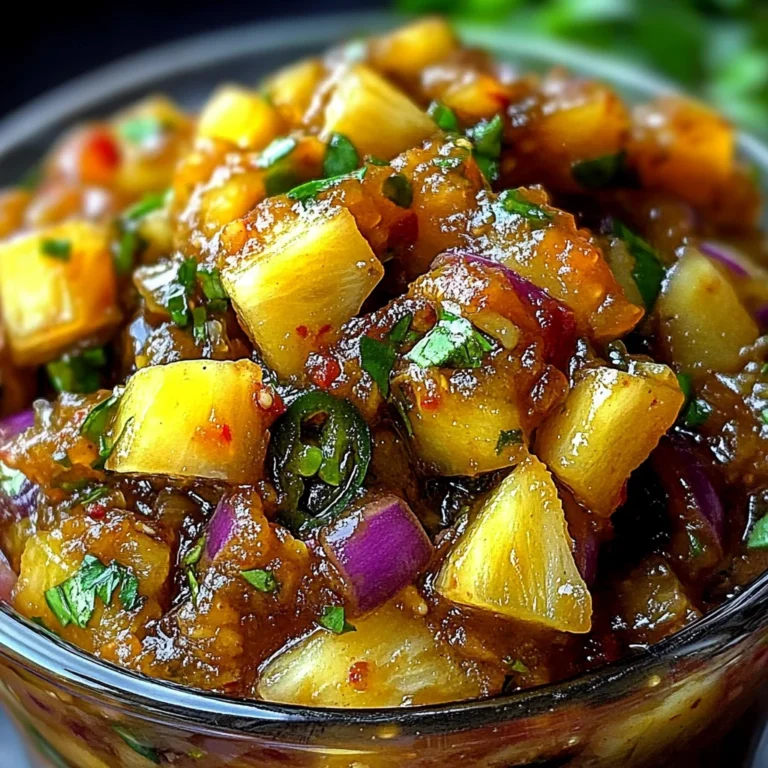 Spicy Pineapple Jalapeño Chutney
