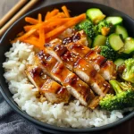 Teriyaki Grilled Chicken and Veggie Rice Bowls