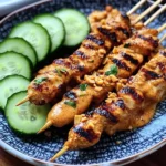 Thai Chicken Sate with Peanut Sauce