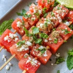Watermelon Tajin Skewers