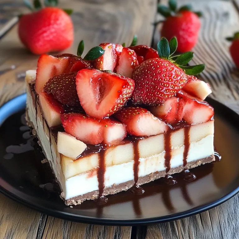 Apple and Strawberry Dessert Harmony