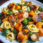 Autumn Chicken Dinner with Roasted Vegetables