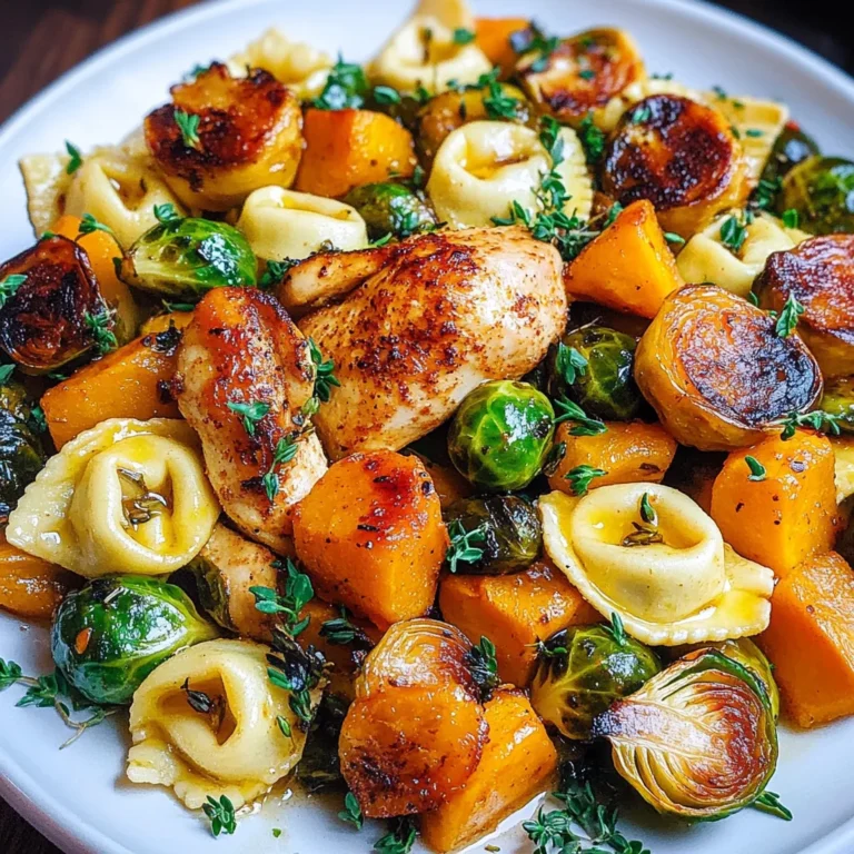 Autumn Chicken Dinner with Roasted Vegetables
