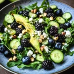 Blackberry, Avocado and Arugula Salad