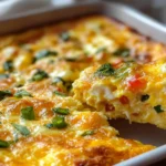 Cheesy Baked Egg Frittata
