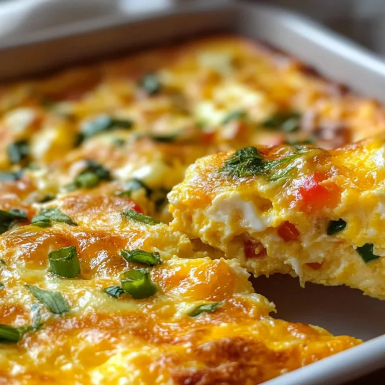 Cheesy Baked Egg Frittata