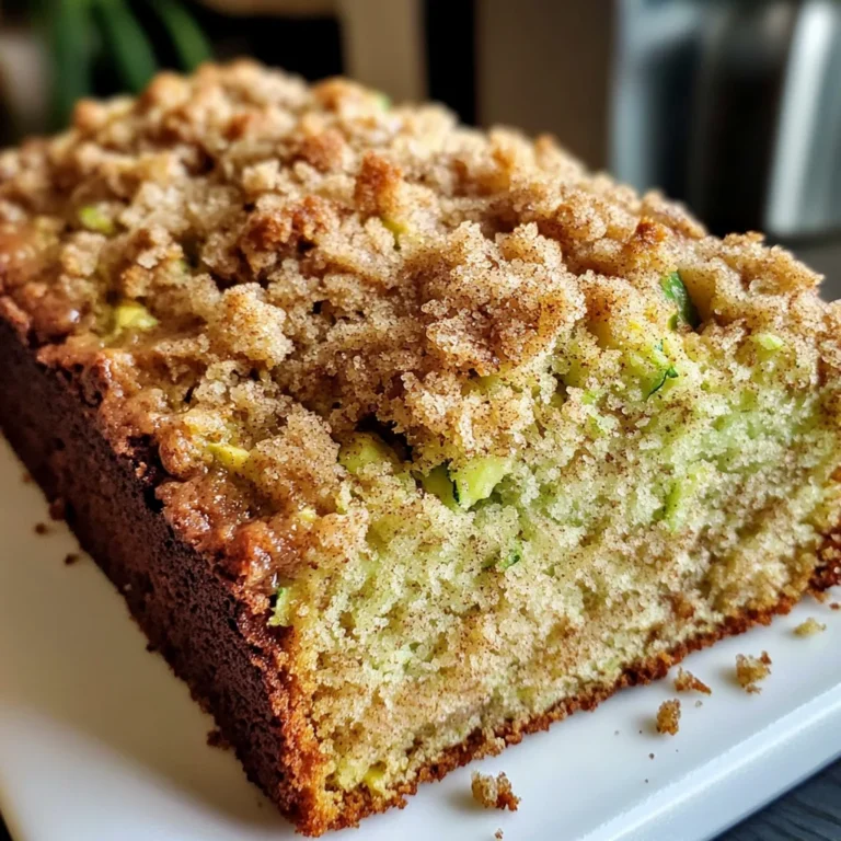 Cinnamon Streusel Topped Zucchini Bread Bakery Style: A Stunning Loaf