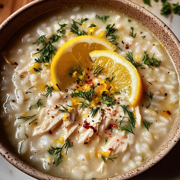 Cozy Lemon Chicken & Rice Soup