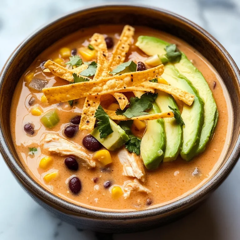 Creamy Chicken Tortilla Soup