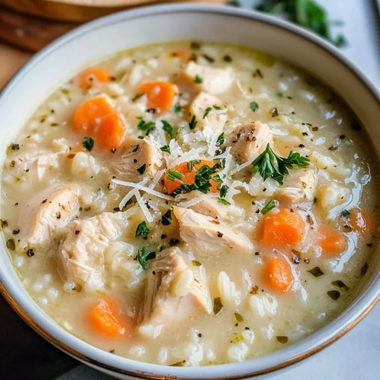 Creamy Chicken and Rice Soup