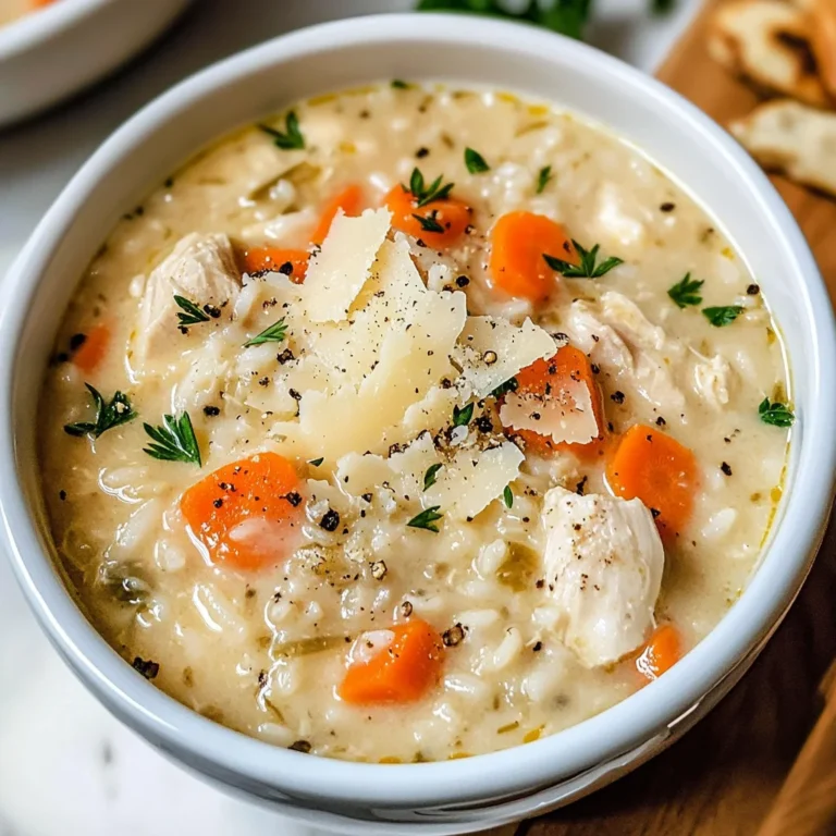 Creamy Chicken and Rice Soup