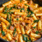 Creamy Sausage Rigatoni (One-Pan, 30-Minute Meal)