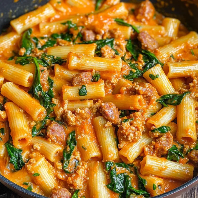 Creamy Sausage Rigatoni (One-Pan, 30-Minute Meal)