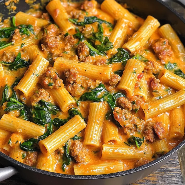 Creamy Sausage Rigatoni (One-Pan, 30-Minute Meal)
