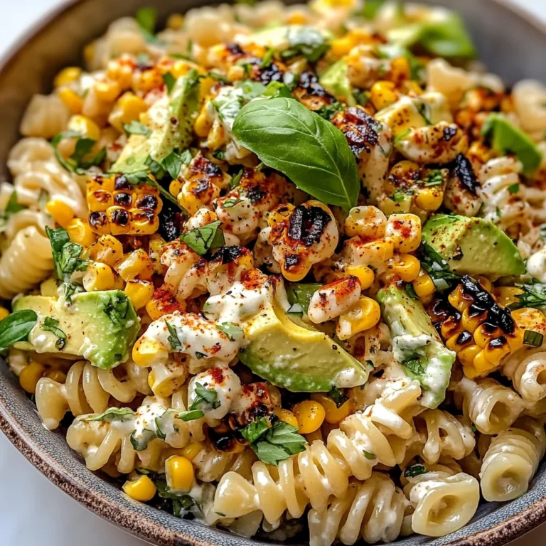 Creamy Street Corn Pasta Salad