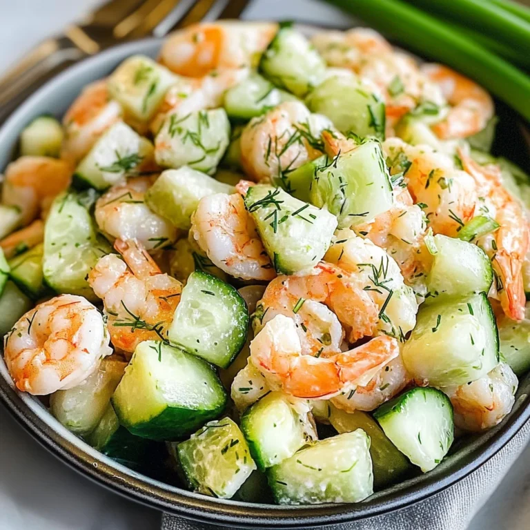 Cucumber Shrimp Salad