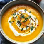 Easy Butternut Squash and Sweet Potato Soup