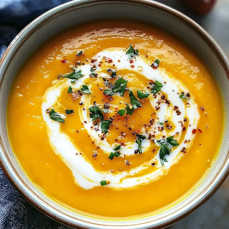 Easy Butternut Squash and Sweet Potato Soup