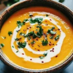 Easy Butternut Squash and Sweet Potato Soup