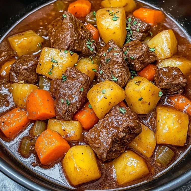 Easy Homemade Beef Stew