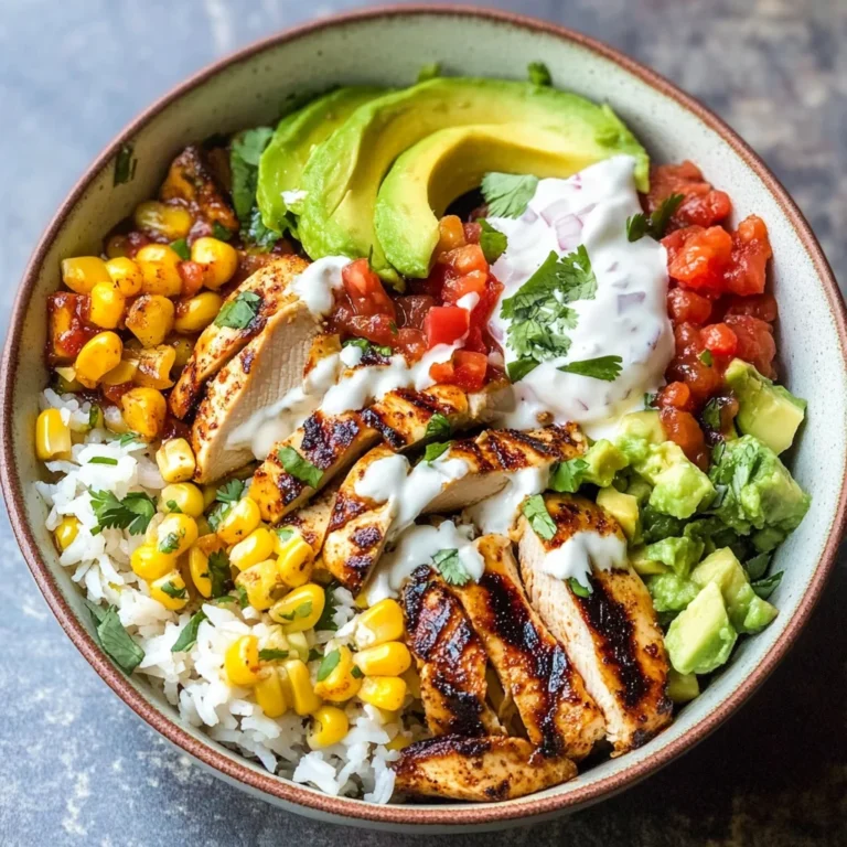 Grilled Chicken Burrito Bowls