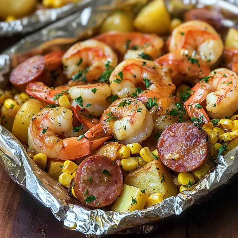 Grilled Shrimp Boil Packets