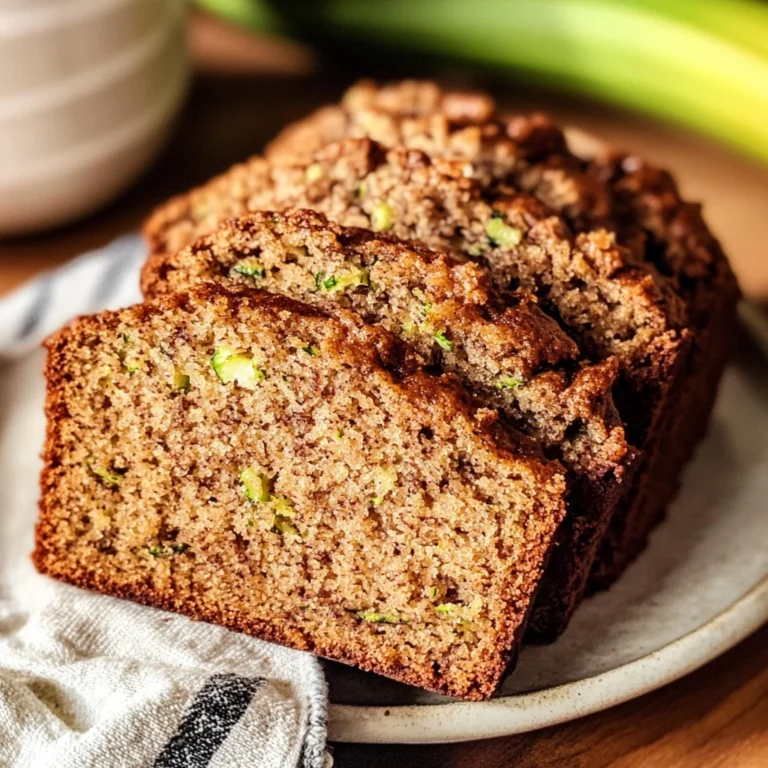 Healthy Zucchini Banana Bread